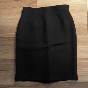Black Wool Christian Dior Skirt